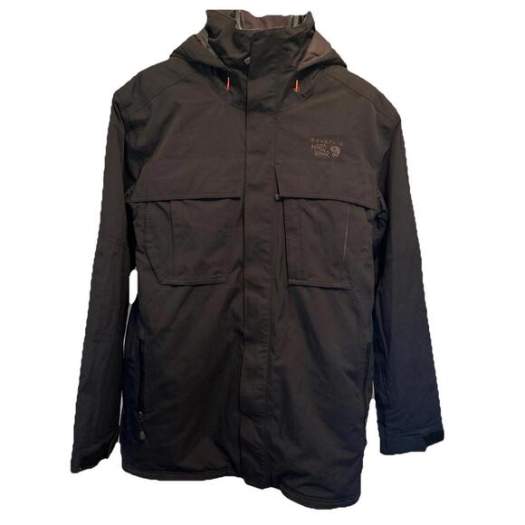 Mountain Hardwear Other - MOUNTAIN HARDWEAR SNOWZILLA II DRY-Q JACKET MENS MEDIUM BLACK SNOWBOARD SKI MINT